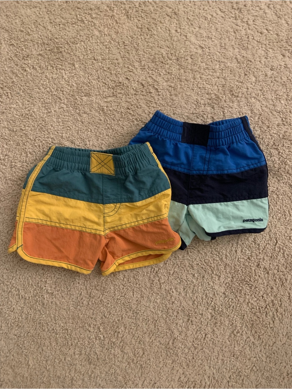 Patagonia Baby Board Shorts Bundle 12-18months